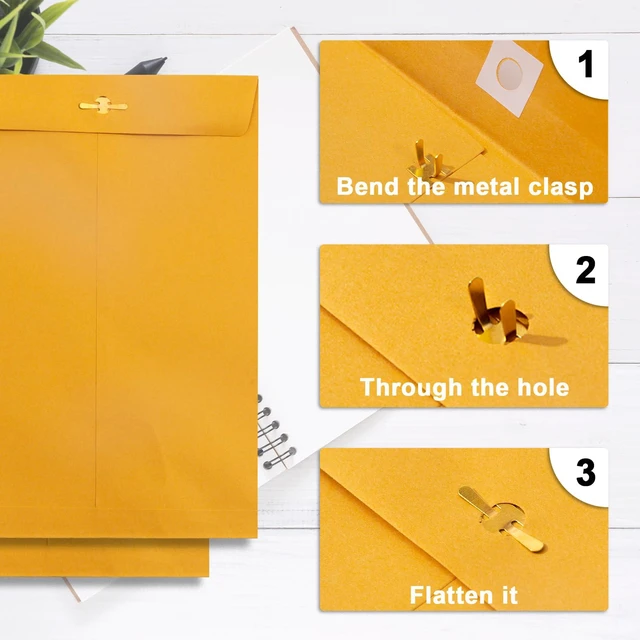 Alt view image 5 of 7 - Yellow Manila Clasp Envelopes, 6x9, 200 Pack