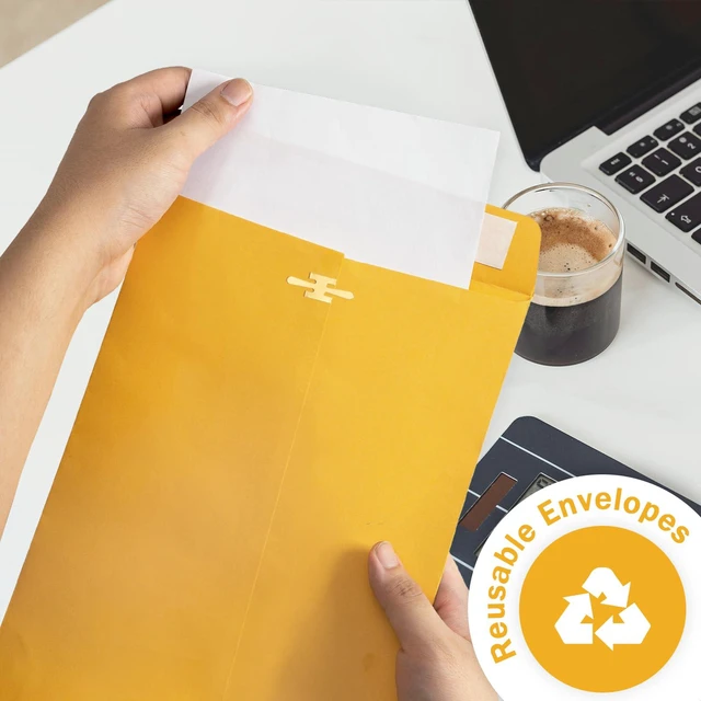 Alt view image 6 of 7 - Yellow Manila Clasp Envelopes, 6x9, 200 Pack