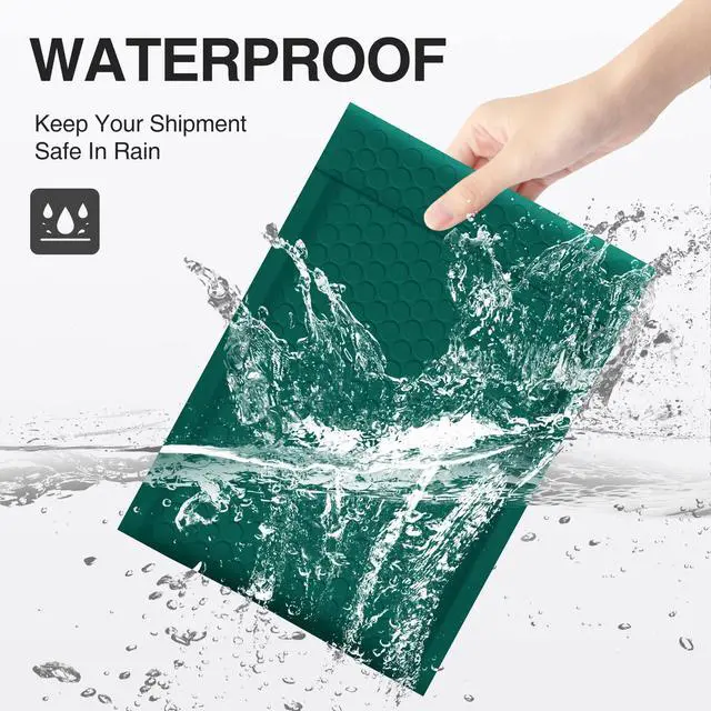 Alt view image 3 of 7 - Bubble Mailers 10.5x16 Inch Green 25 Pack Poly Padded Envelopes Large #5 Mailing Packages Opaque Packaging Postal Self Seal Adhesive Waterproof Boutique Shipping Bags