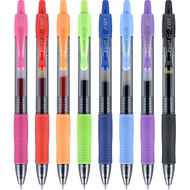 Alt view image 6 of 7 - G2 Pens, Premium Gel Ink Pens Fine Point (0.7mm), 8 Colors, 8 Count