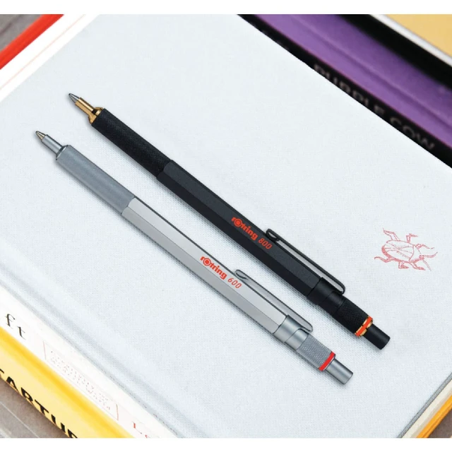 Alt view image 2 of 5 - 600 Ballpoint Pen, Medium Point, Black Ink, Silver Metal Barrel, Refillable, 1 Count