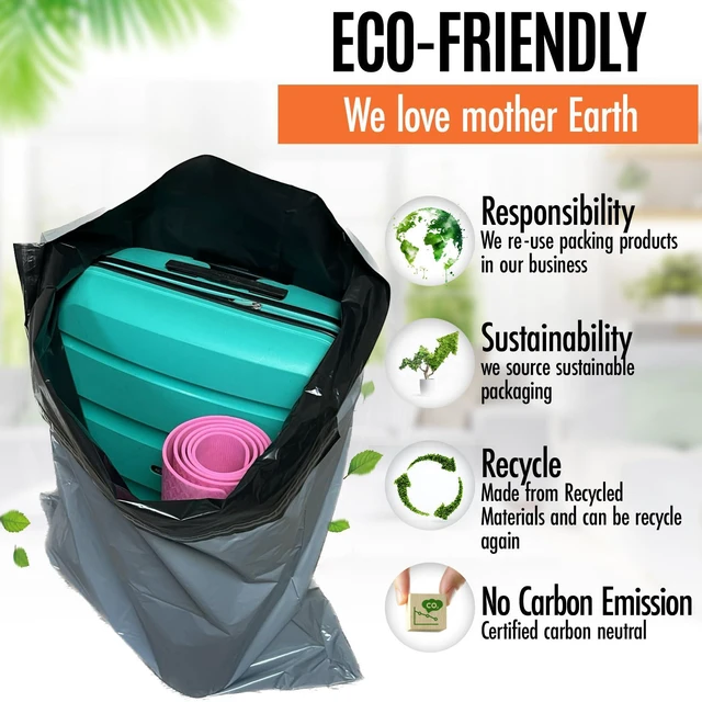 Alt view image 7 of 7 - Large Poly Mailers | 24 x 36 | Poly Mailers Shipping Bags for Packaging 25 Large Mailing Bags for Shipping Clothes, Shoes or Posting Packages. Self Adhesive Strong Seal, Waterproof and Tamperproof