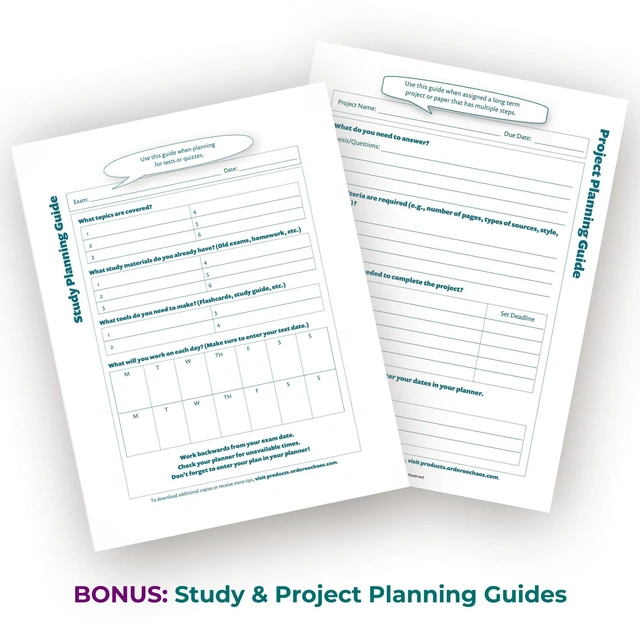 Alt view image 5 of 7 - Academic Planner 2026-2027 School Planner 8.5x8.25 Navy