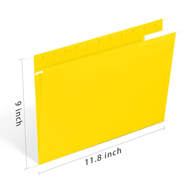 Alt view image 2 of 7 - Hanging File Folders, 30 Pack Letter Size Reinforced Hanging Folders, Designed for Bulky Files, Medical Charts, Filing Cabinet, Adjustable Tabs, Assorted Colors
