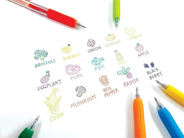 Alt view image 2 of 7 - SARASA Clip Retractable Gel Pen, Rainbow Assorted Ink, 12-Pack Fine 0.5mm Point Tip, Vibrant Ink, Ideal for Planners, School and Office Supplies, Journaling and Note-Taking (44100)