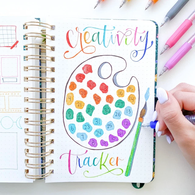 Alt view image 7 of 7 - SARASA Clip Retractable Gel Pen, Rainbow Assorted Ink, 12-Pack Fine 0.5mm Point Tip, Vibrant Ink, Ideal for Planners, School and Office Supplies, Journaling and Note-Taking (44100)