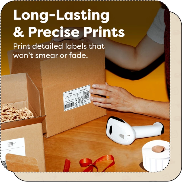 Alt view image 3 of 7 - 3" X 2" Direct Thermal Labels (14000 Count, 20 Rolls) - Perforated