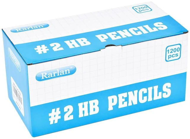 Alt view image 4 of 6 - Wood-Cased #2 HB Pencils, Pre-sharpened, 1200 Count Bulk Pack Classroom Pencils with Erasers for School and Teacher Supplies, Writing, Drawing and Sketching, Back to School