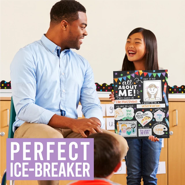 Alt view image 2 of 7 - 20 All About Me Posters Elementary Classroom Decor, Star Student Poster 100 Days of School Items, Student of the Week Poster Elementary Classroom Must Haves, End of School Year Teacher Supplies