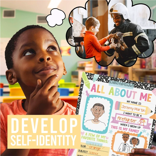 Alt view image 7 of 7 - 20 All About Me Posters Elementary Classroom Decor, Star Student Poster 100 Days of School Items, Student of the Week Poster Elementary Classroom Must Haves, End of School Year Teacher Supplies