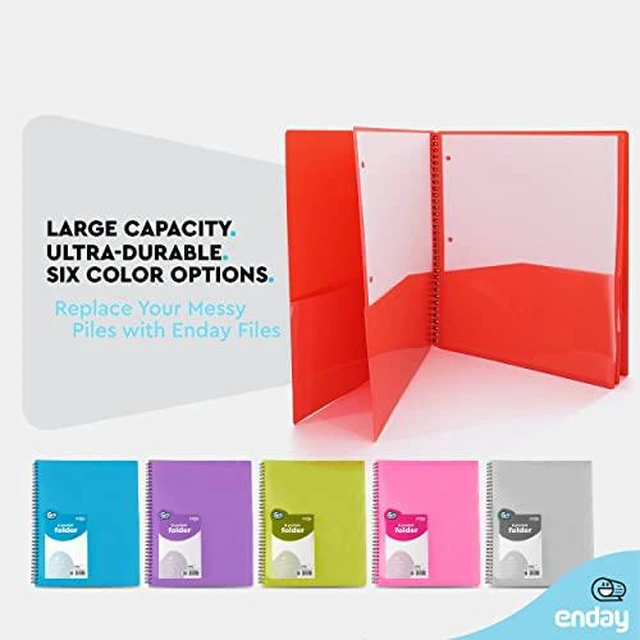Alt view image 3 of 5 - Poly 8 Pocket Organizer File Folder Letter Legal Document Organizer Perfect for Office, College, School and More (Pack of 18) - By