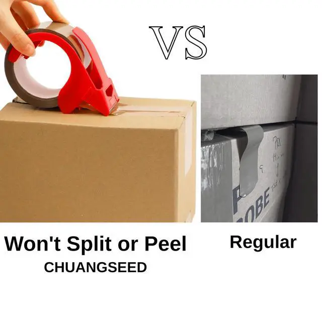 Alt view image 3 of 7 - Packing Tape with Dispenser 6 Rolls Brown Shipping Tape (2.4Mil x 1.88 x 60 Yards), Heavy Duty Box Sealing Tape for Moving, Packaging, Office, Warehouse