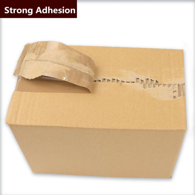 Alt view image 5 of 7 - Packing Tape with Dispenser 6 Rolls Brown Shipping Tape (2.4Mil x 1.88 x 60 Yards), Heavy Duty Box Sealing Tape for Moving, Packaging, Office, Warehouse