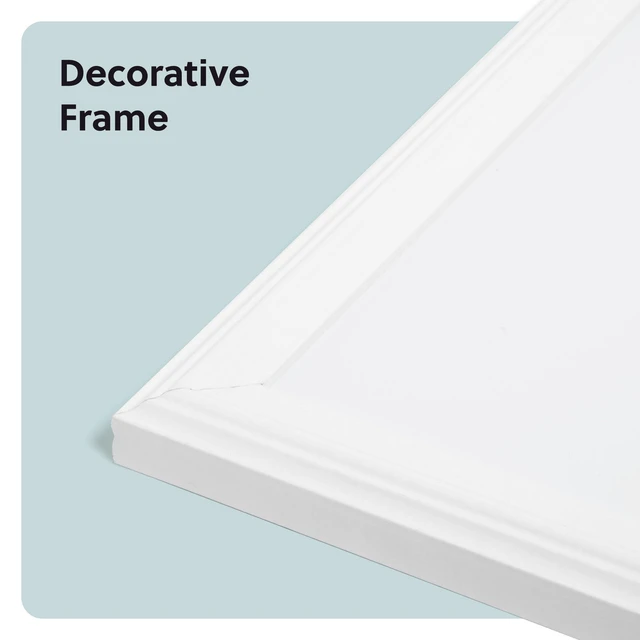 Alt view image 3 of 5 - Dry Erase White Board, 24" x 18", Magnetic, Farmhouse White Frame