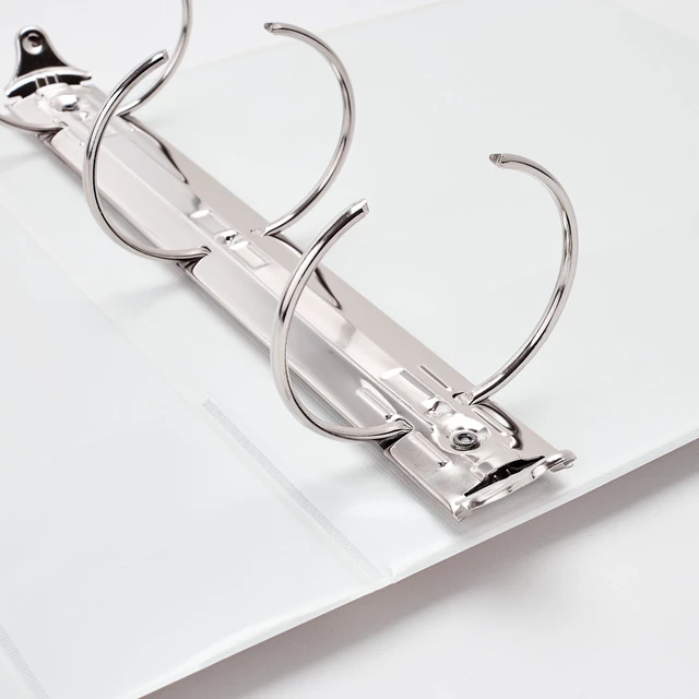 Alt view image 7 of 7 - Standard View 3 Ring Binders, 3" Round Rings, 460-Sheet Capacity, 3.5 Inch Wide Spine, White Binders, Ideal for Lightweight Organization and Occasional Referencing (12-Pack of 05741)