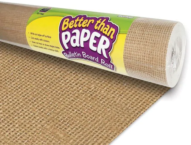 Main image of Burlap Better Than Paper Bulletin Board Roll (77365)