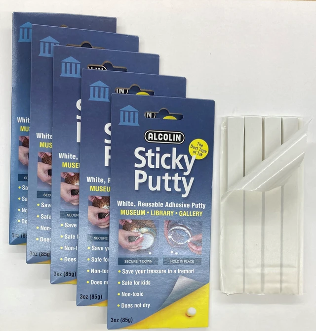 Alt view image 5 of 6 - 15oz Sticky Putty- Reusable Museum & Gallery Quality Adhesive Putty - Won't Dry Out, Repsitionabe (5x3oz Pack)