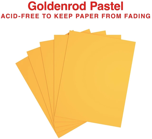 Alt view image 4 of 5 - Pastel Colored Copy Paper 8 1/2-Inch x 11-Inch Goldenrod Ream, For Office, School & Home Colored multipurpose paper for office, school & home printing and projects
