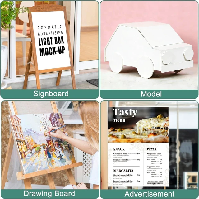 Alt view image 6 of 7 - 24 Pack White Foam Board 20" x 30", 3/16" (5MM) Thick Board Poster Acid-Free Foam Core, Double Sided Foamboard Sheets for Projects, Art, Craft, Presentations and Wedding Signage