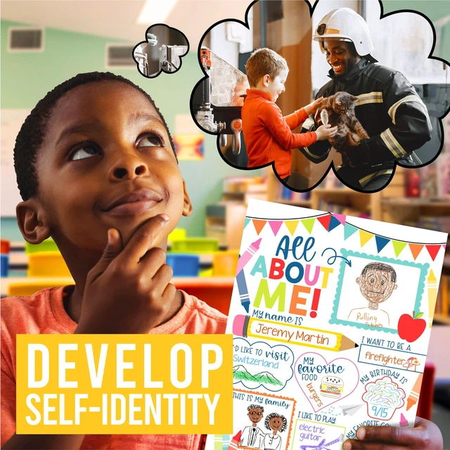 Alt view image 7 of 7 - 20 All About Me Posters Elementary Classroom Decor, Star Student Poster 100 Days of School Items, Student of the Week Poster Elementary Classroom Must Haves, End of School Year Teacher Supplies