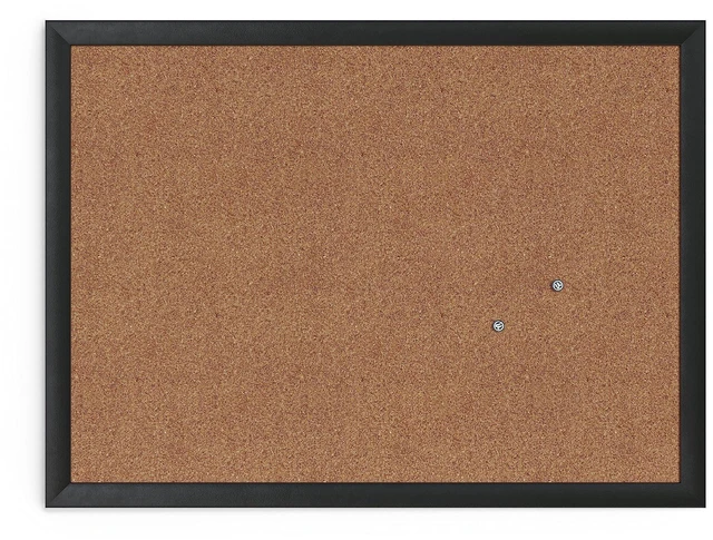 Alt view image 2 of 7 - Cork Bulletin Board, 17" x 23", Black Wood Frame