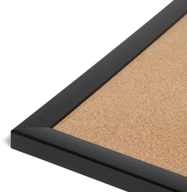 Alt view image 5 of 7 - Cork Bulletin Board, 17" x 23", Black Wood Frame