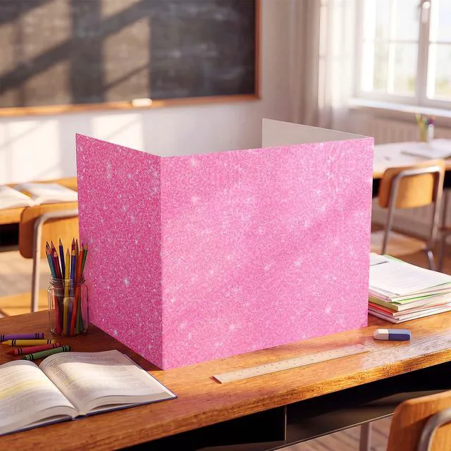 Alt view image 7 of 7 - 30 Pcs Privacy Folders for Students Desk,Crayon,Crayon Color Trifold Desk Dividers for Classroom, Colored Privacy Partition Folders for Student Teacher Desks, 15.8 x 13.4 x 11.81 Inches