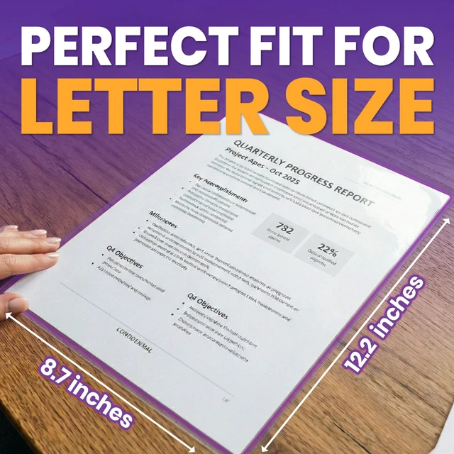 Alt view image 2 of 7 - Self-Adhesive Laminating Sheets, 8.7 x 12.2 in, 3mil, Letter, 100 Pk