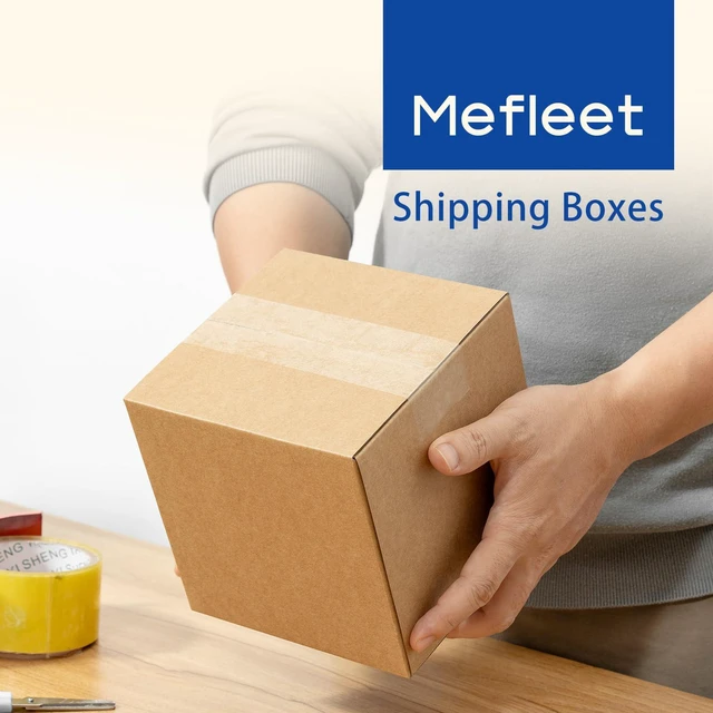 Alt view image 5 of 6 - 6x6x6" Shipping Boxes 50 Pack Small Corrugated Cardboard Box Brown 3 Layers, Bulk quantity, Packaging for Small Business, Mailer Mailing Packing Supplies