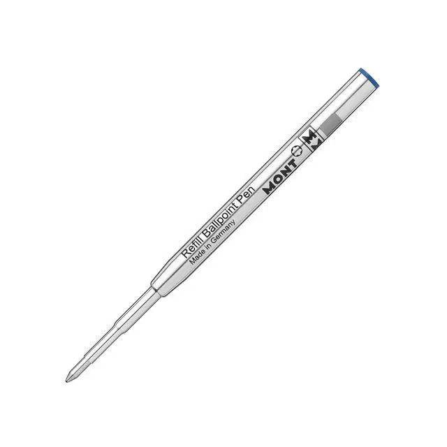 Alt view image 3 of 7 - Ballpoint Pen Refills (M) Royal Blue 124493 Refill Cartridges with a Medium Tip for Ball Pens 2 x Blue Ballpoint Refills