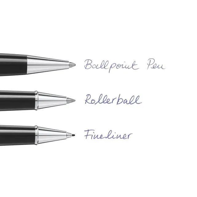Alt view image 7 of 7 - Ballpoint Pen Refills (M) Royal Blue 124493 Refill Cartridges with a Medium Tip for Ball Pens 2 x Blue Ballpoint Refills