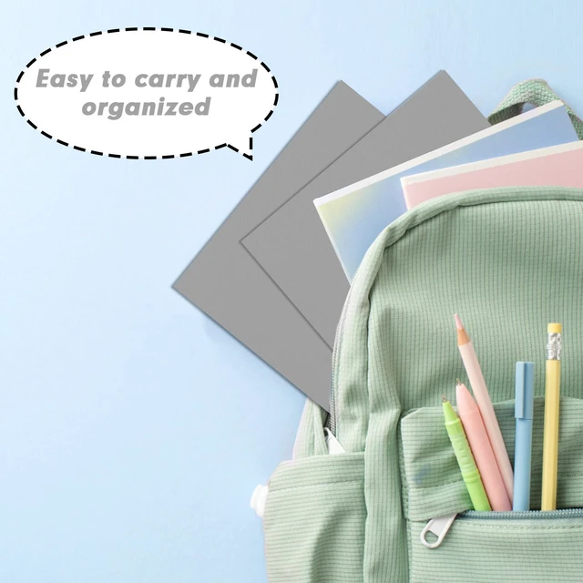 Alt view image 6 of 7 - Two Pocket Folders, 75 Pack, Letter Size, Grey