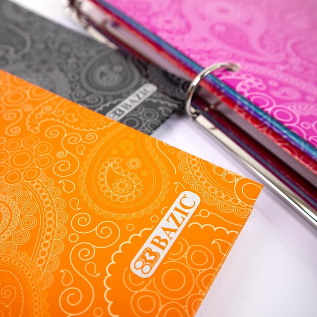 Alt view image 5 of 7 - Paisley Paper 2-Pocket Folder, 48-Case Two interior pockets, Holds letter-size 8.5 x 11 in sheets for school and office, Bulk pack