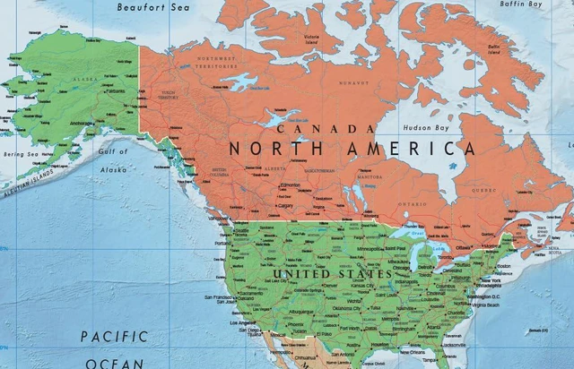 Alt view image 2 of 4 - World Premier Wall Map Poster Mural 24h x 36w Paper Rolled