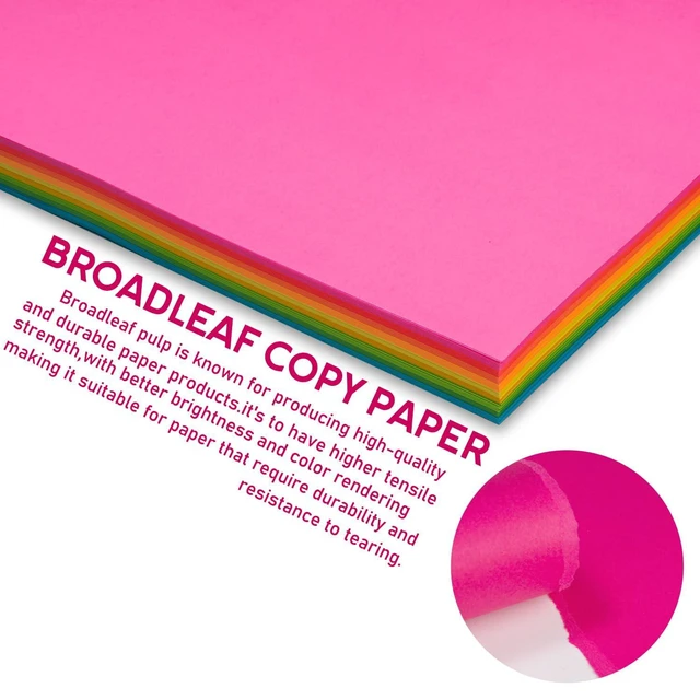 Alt view image 5 of 7 - Colored Print&Copy Paper 8.5x11 Inches,180 Sheets 9 Colors Pastel A4 Printer Paper 20 lb/90GSM Colored Multipurpose Computer Pastel Paper for Office Printer School Cutting DIY