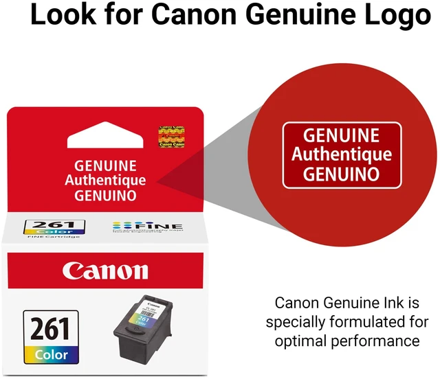 Alt view image 7 of 7 - CL-261 Genuine Color Ink Cartridge, Compatible with TS5320/6420/6420a,TR7020/7020a