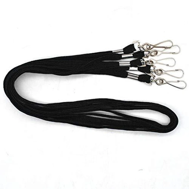 Alt view image 3 of 6 - Lanyard 100 Pack Bulk Badge Lanyards for ID Badges Neck Cruise Name Tag ID Holder