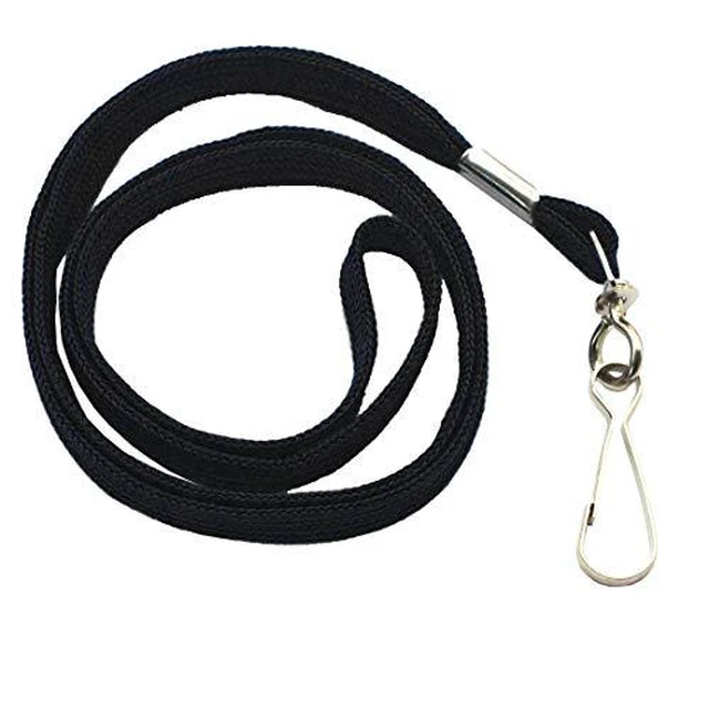 Alt view image 4 of 6 - Lanyard 100 Pack Bulk Badge Lanyards for ID Badges Neck Cruise Name Tag ID Holder