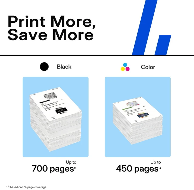 Alt view image 3 of 7 - 67XL Ink Cartridge Compatible for HP Ink 67 XL HP67 HP67XL Black Color 2PK Replacement for HP DeskJet 2827e 2855e 4155e 2755e 2700e 4255e 2852e 2700 2800 4100 Envy 6000 6055 6055e 6400 6455e Printer