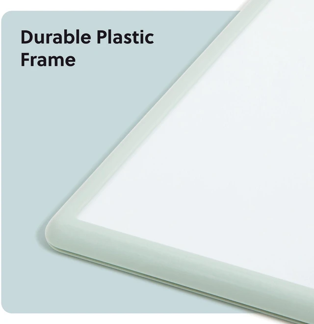 Alt view image 4 of 6 - Dry Erase Whiteboard, 11" x 14", Small Whiteboard, Green Frame