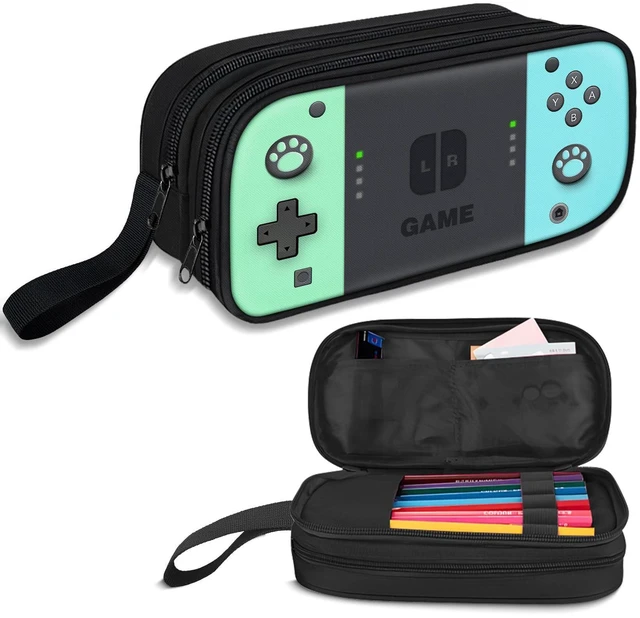 Main image of Large Pencil Case for Boys - Boys Pencil Pouch with Zipper Compartments - Big Capacity Pen Box Gamer Pen Bag Organizer for Kids Teens School