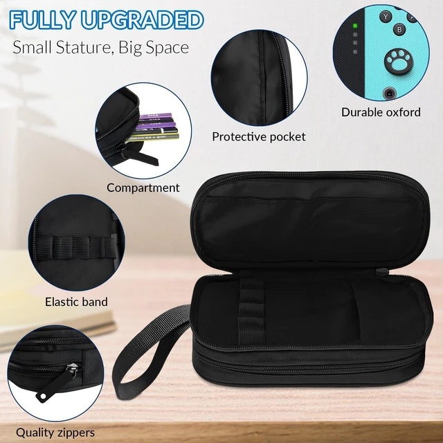 Alt view image 2 of 7 - Large Pencil Case for Boys - Boys Pencil Pouch with Zipper Compartments - Big Capacity Pen Box Gamer Pen Bag Organizer for Kids Teens School