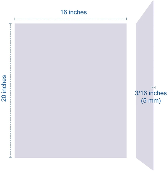 Alt view image 5 of 7 - Foam Board 16 x 20 x 3/16"(5mm), Foam Core Board Sheets, White Poster Board 12 Pack, Acid Free Foamboard, Rigid Sign Board for Mounting, Framing, Backing, Display, Presentation, Prints, Crafts & Art