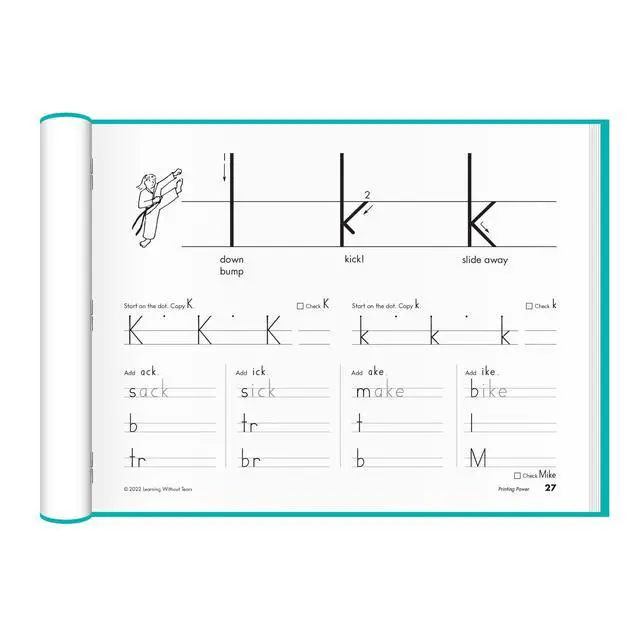 Alt view image 3 of 7 - Printing Power Workbook, 2nd Grade+, Age 7+ Practice print handwriting with lessons that cover other language arts skills; for classroom, homeschool, tutoring, OT
