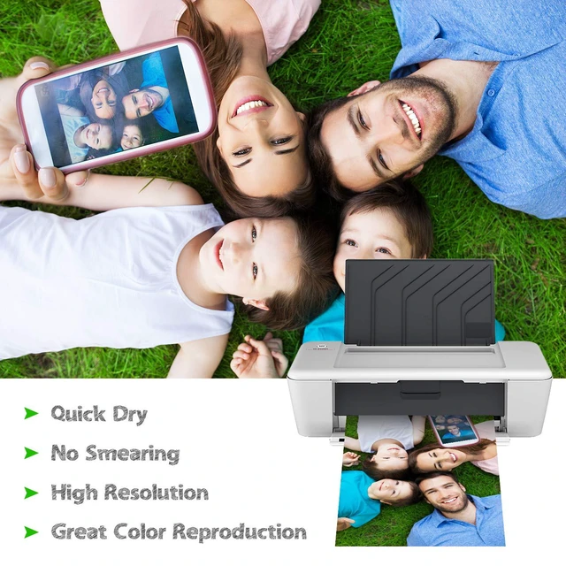 Alt view image 3 of 6 - Photo Paper Resin Coated 11x17 In Glossy Photo Printer Paper 72lb for Inkjet Printer Water Resistant 50 Sheets