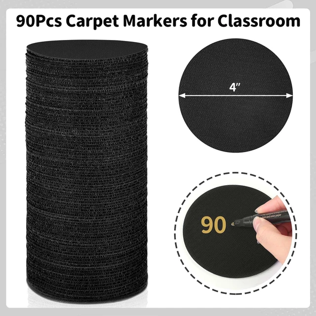 Alt view image 2 of 7 - 90 Pcs Carpet Dots Floor Spots for Classroom, Carpet Markers Carpet Floor Circles for Decoration Teacher Supplies Elementary School Kindergarten Supplies