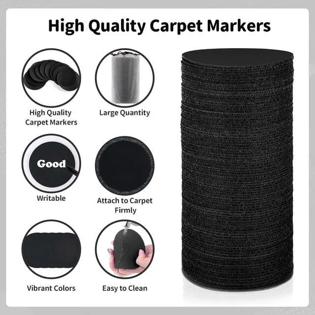 Alt view image 3 of 7 - 90 Pcs Carpet Dots Floor Spots for Classroom, Carpet Markers Carpet Floor Circles for Decoration Teacher Supplies Elementary School Kindergarten Supplies