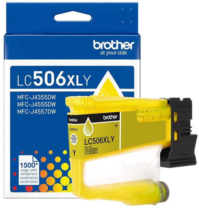 Main image of Genuine LC506XLY High Yield Yellow Ink Cartridge (for use INKvestment 4355, 4555, and 4557 Printers)