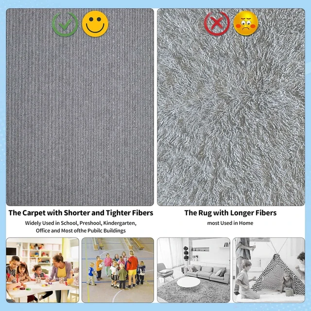 Alt view image 7 of 7 - 90 Pcs Carpet Dots Floor Spots for Classroom, Carpet Markers Carpet Floor Circles for Decoration Teacher Supplies Elementary School Kindergarten Supplies