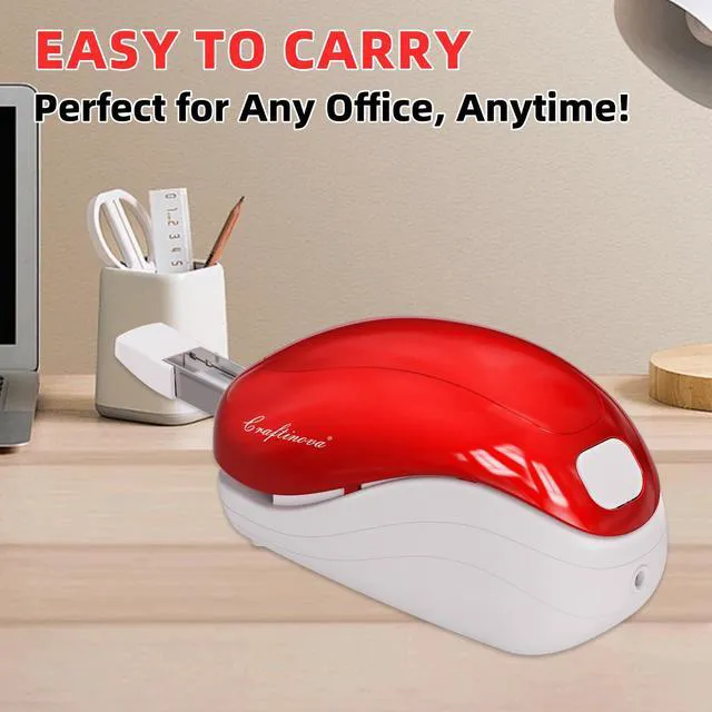Alt view image 6 of 7 - Electric Stapler,Including 2000 Staples and 1 Staple Remover, Suitable for Palm Size and high Comfort25 Sheet Capacity, AC Adapter or Battery PoweredBattery not Included